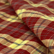 Copper Plaid Cotton Shirting | SKU 7736 #U3