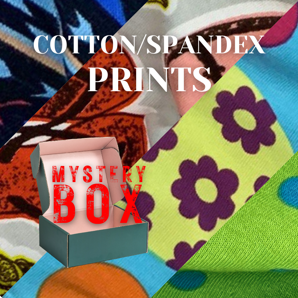 Cotton | Spandex Jersey Print Knit Mystery Fabric Box