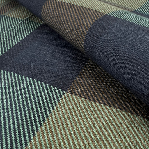 Cotton Canvas Prints 10 Ounce - Brown Buffalo Check | SKU 7924