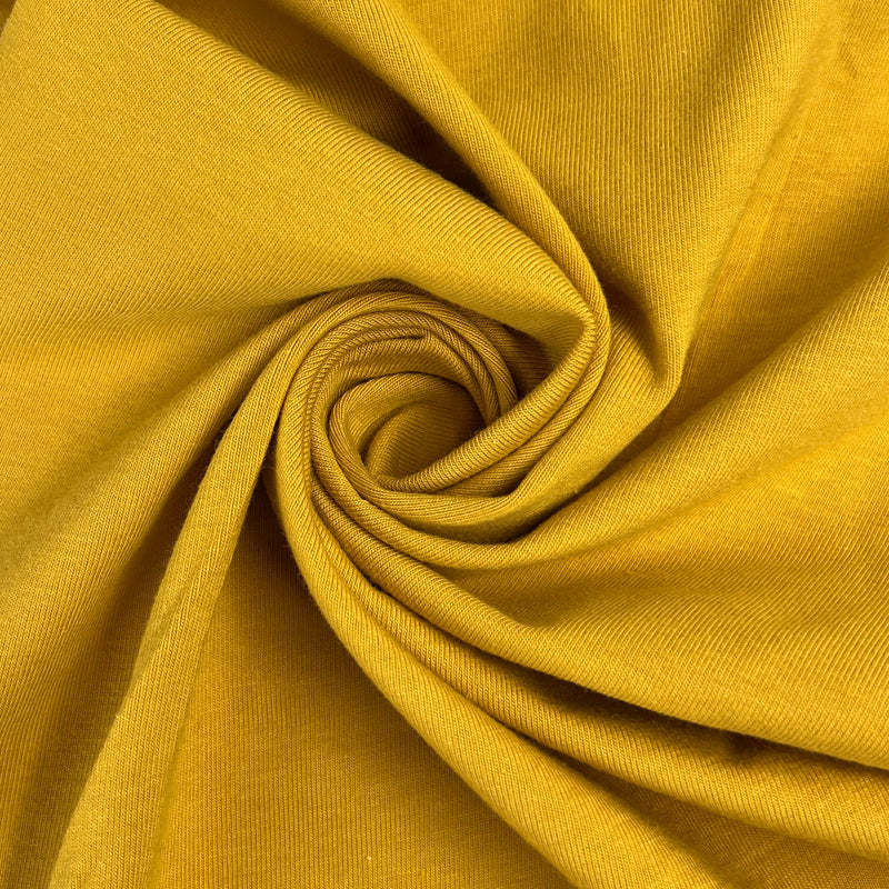 Cotton/Spandex Jersey Knit - 12 Ounce Mustard | SKU 8034 #U68