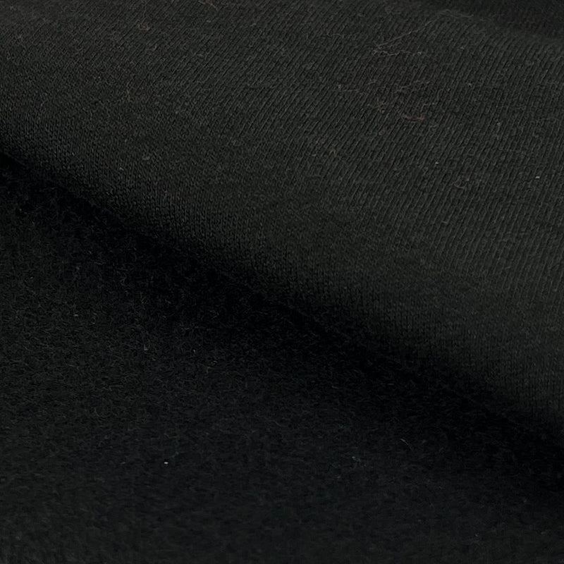 Cotton Sweatshirt Fleece - Black | SKU 7818 #S815AA
