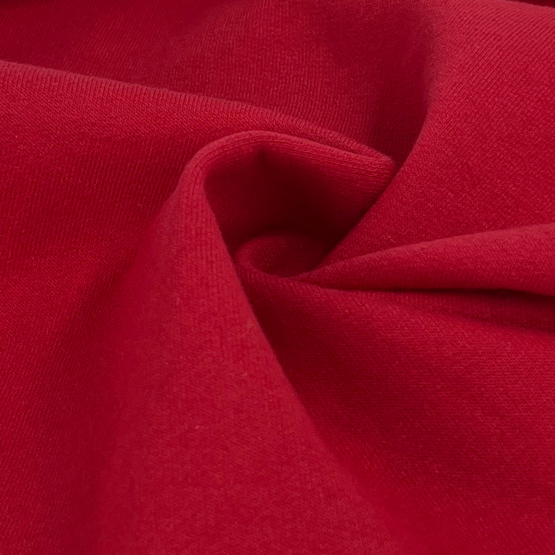 Cotton Sweatshirt Fleece - Red | SKU 7818 #S815AA