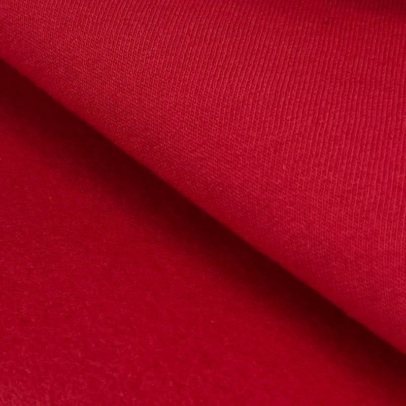 Cotton Sweatshirt Fleece - Red | SKU 7818 #S815AA
