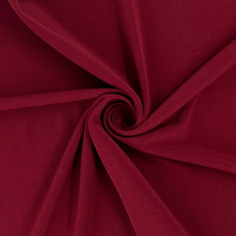 Cranberry Polyester/Spandex Tricot Knit Swimwear Jersey Fabric | SKU 7616 #U1