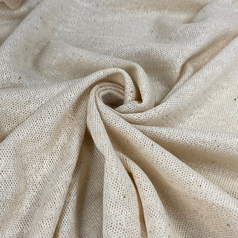 Cream Hacci Jersey - 36" Sweater Knit Remnant