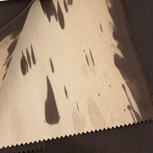 DISCOUNTED SECONDS: Chocolate Brown Bull Denim - Dying Imperfection