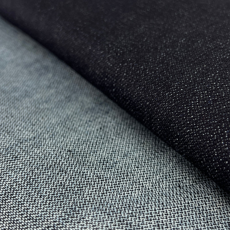 Dark Indigo Stretch Denim - 10 Ounce Cotton/Spandex Broken Twill - Made for Wrangler - SKU 8104 #S-BSW-15