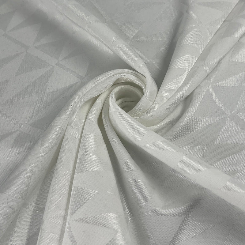 Dazzle Offset Triangles - White | SKU 7821 #S/T