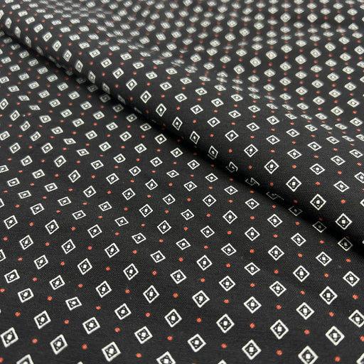 Diamond Dots Polyester/Spandex Plainweave Suiting