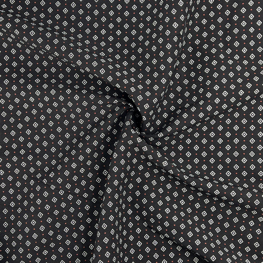Diamond Dots Polyester/Spandex Plainweave Suiting