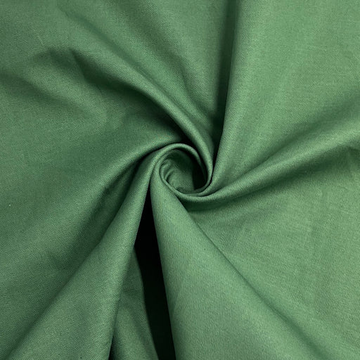Emerald Green Polyester/Cotton Twill
