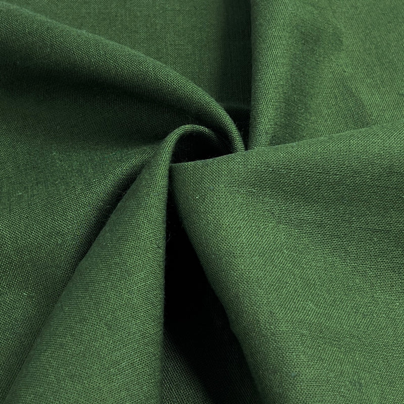 Evergreen 5.75 Ounce Linen Blend - 87/13% Linen/Cotton, 60" Wide