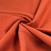 Ginger Orange Laundered Linen Fabric