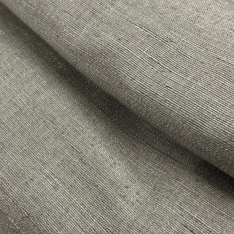 Grey corded slub woven fabric for upholstery, drapes, covers and other home decor purposes