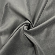 Grey Short-Pile Chenille - Lightweight Upholstery - 72" Remnant