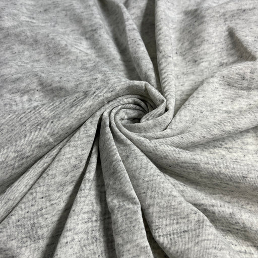 Heather Grey Lightweight Jersey Knit - 36" Remnant