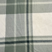 Heavyweight Brawny Cotton Flannel Plaid - Sage & Ivory