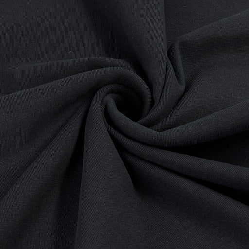 Close-up of black fabric with folds