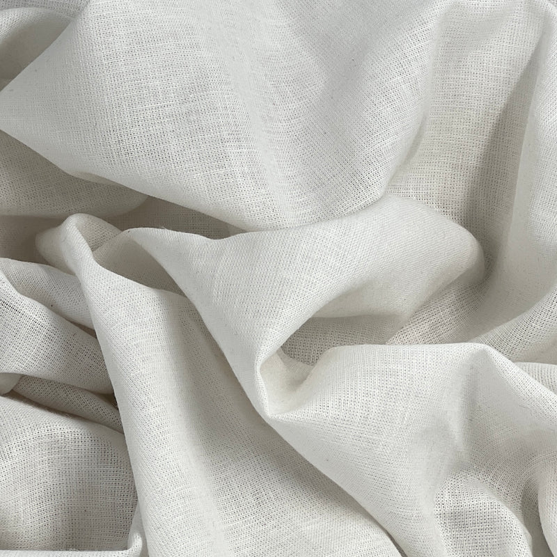 Heritage Linen - Flax Linen Blend - 5 Ounce Bleach White | SKU 8048B