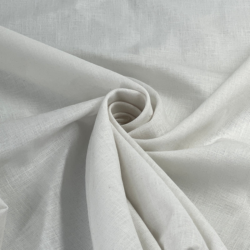 Heritage Linen - Flax Linen Blend - 5 Ounce Bleach White | SKU 8048B