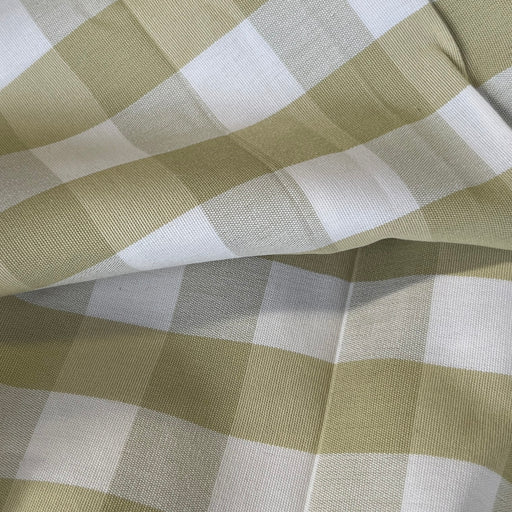 Home Décor Cuts - Pale Kiwi 1" Check | 112" REMNANT