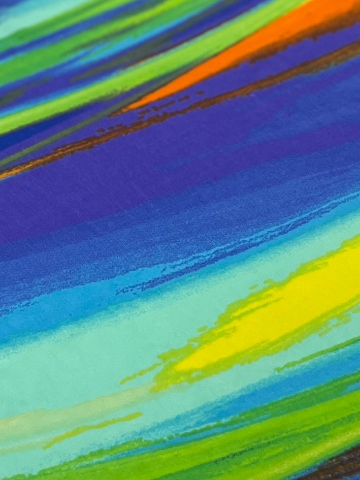 Polyester/Spandex Printed Jersey - Sunset Streaks | SKU 8005 #U2