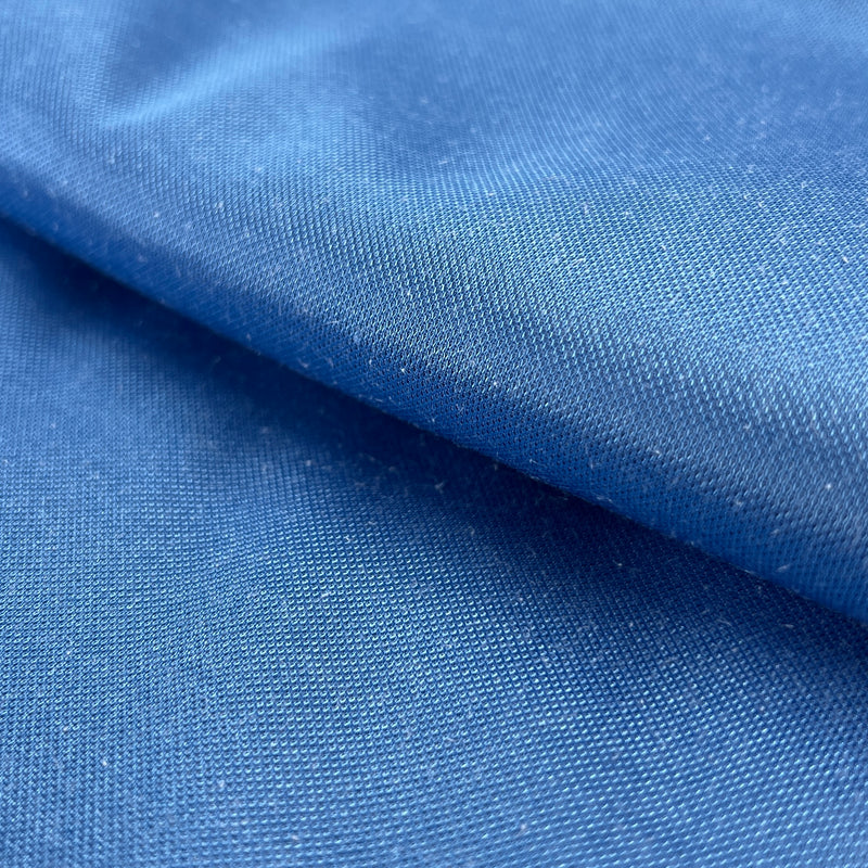 Polyester Solid Dazzle Knit - Sky Blue | REMNANTS