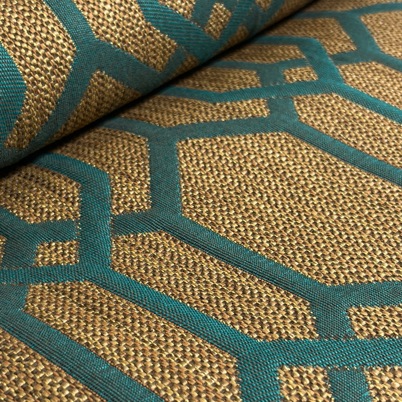 Turquoise & Brown Chain Links - 72" Maker's Cut - House & Home Bundles