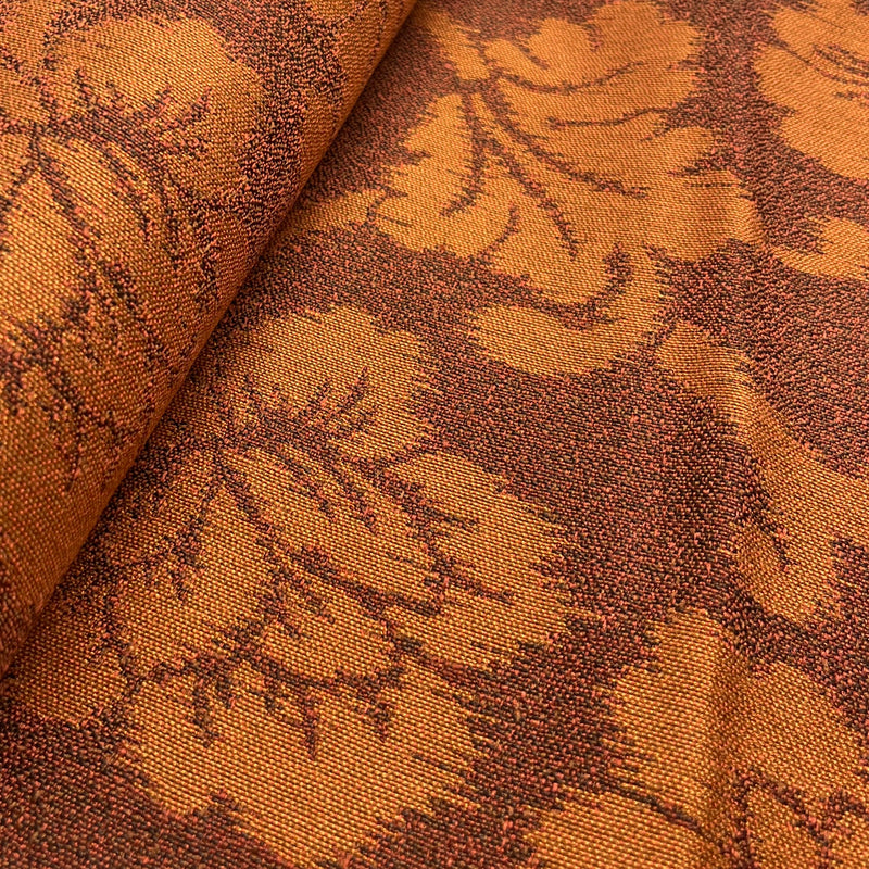 Burnt Orange Tonal Floral - 84" Maker's Cut - House & Home Bundles