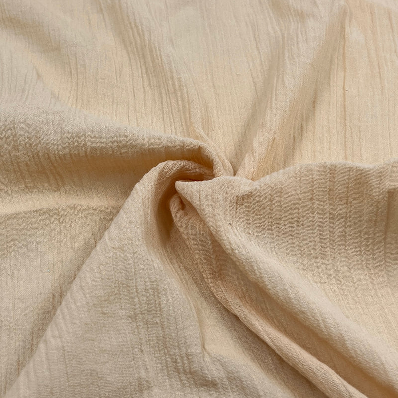 100% Cotton 50” Bubble Gauze - Tan | SKU 2815A #U98
