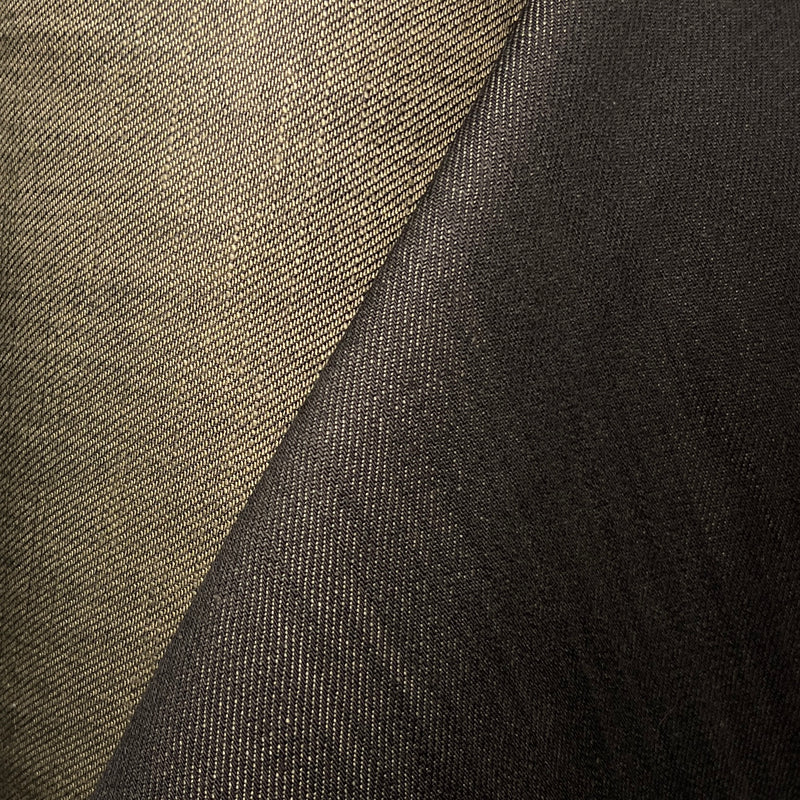 Golden-Weft Black Italian Stretch Denim | SKU 8051 #1i