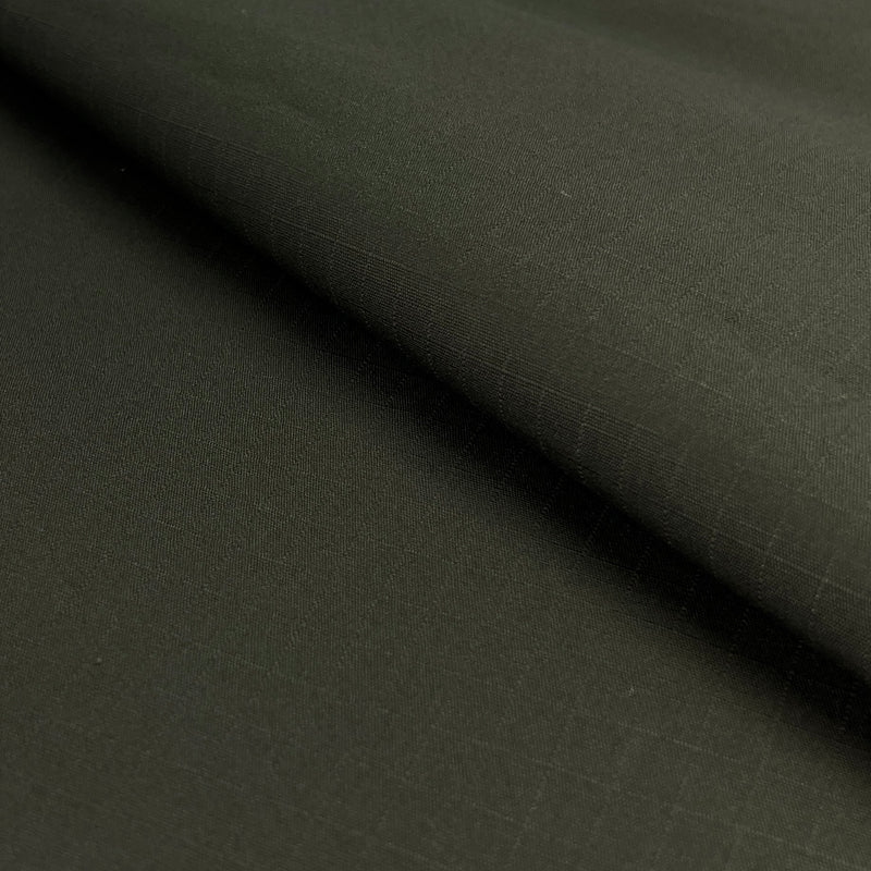100% Cotton Canvas - 1/2" Ripstop - 9 Ounce Olive | SKU 8056