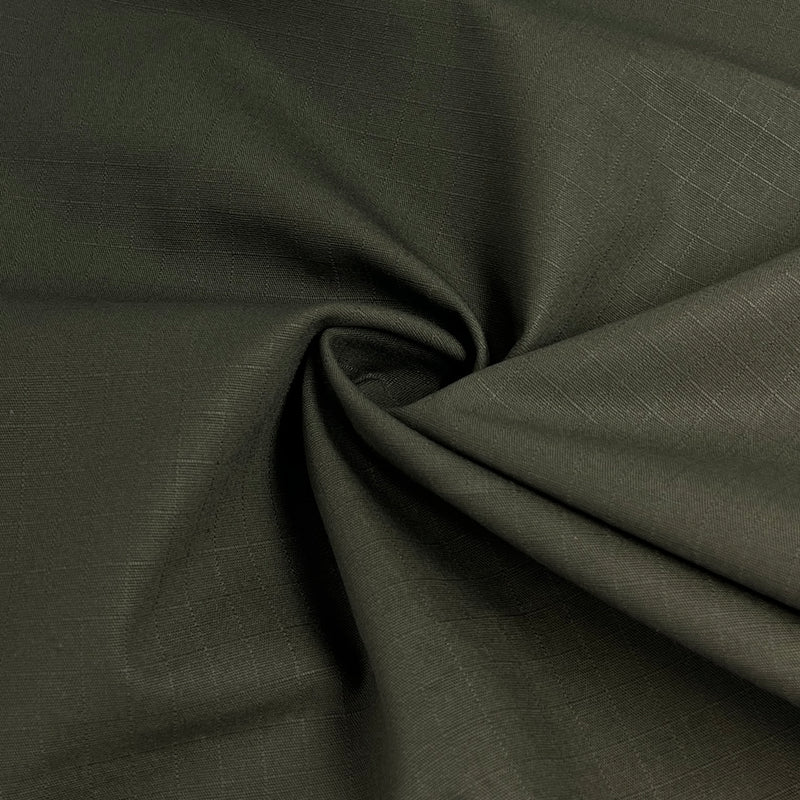 100% Cotton Canvas - 1/2" Ripstop - 9 Ounce Olive | SKU 8056