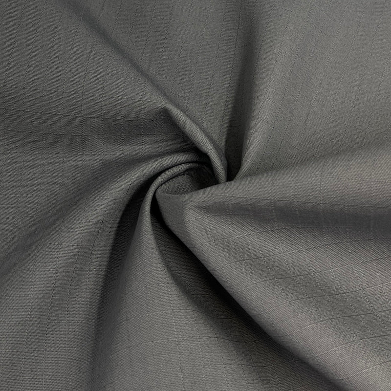 100% Cotton Canvas - 1/2" Ripstop - 9 Ounce Grey | SKU 8056