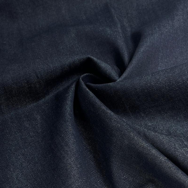 Lightweight Dress Finish Dark Indigo Denim - Made in Italy | SKU 8051 #R1ii