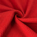 Red 7 Ounce Waffle Thermal Insulative Knit Fabric For Winter