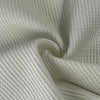 Ivory 7 Ounce Waffle Thermal 100% Cotton Knit Fabric