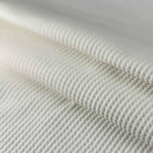 Ivory 7 Ounce Waffle Thermal Insulative Knit Fabric