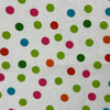 White & Multi-Colored Dots (1/2