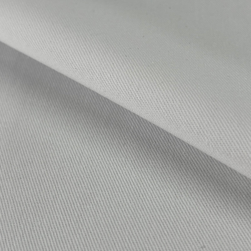 White Poly/Cotton Twill - 7.5 Ounce | SKU 7697 #U118