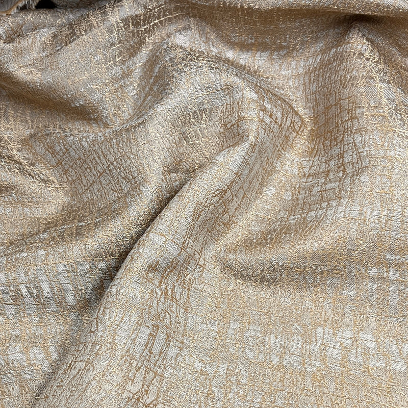 Sateen Abstract Textured Weave - 92" Maker's Cut - House & Home Collection
