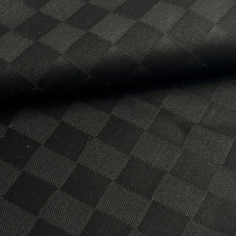 Black 1" Woven Check - 66” Maker's Cut - House & Home Collection