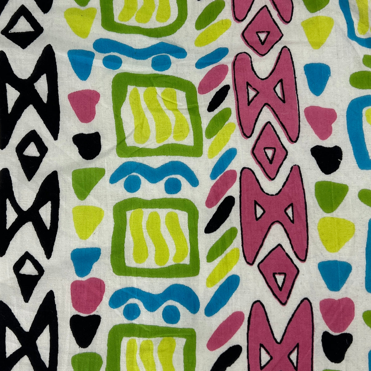Tribal Print 100% Cotton Shirting By the Yard — Nick Of Time Textiles