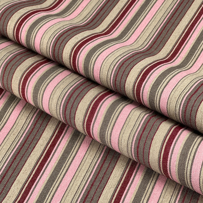 Bordeaux Stripe Stretch Suiting | SKU 7720 #U1