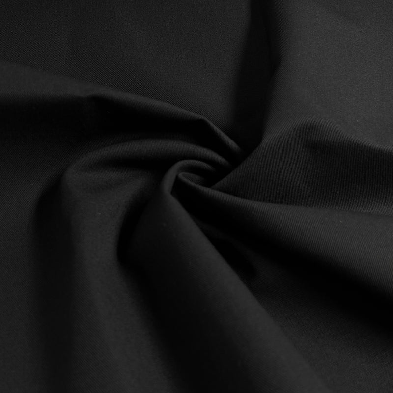 Black Cotton Rich 7.5 Ounce Twill - SKU 8111 #S/FLR