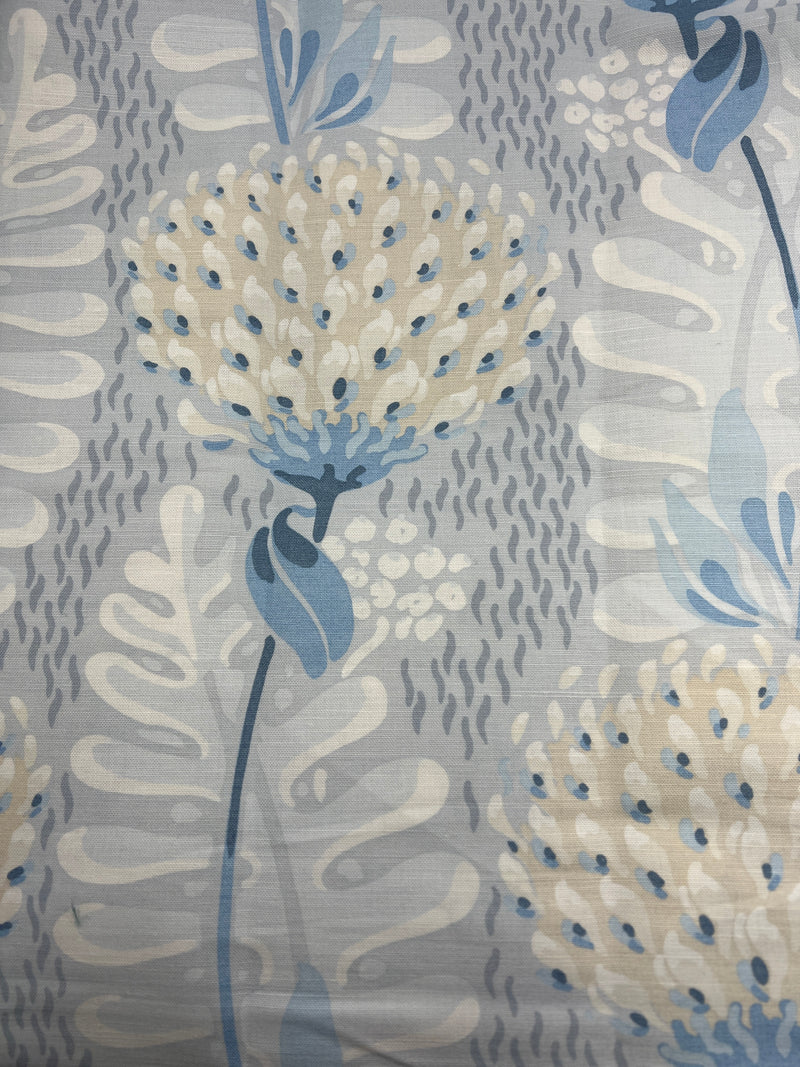 "Tiverton" - Screen Printed Upholstery Canvas - Made in England for Thibaut - 2 Yards