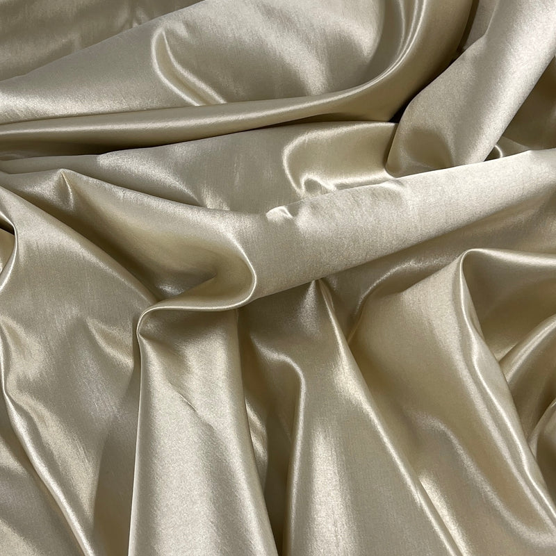 Champagne Polyester Shantung - House & Home Collection - Maker's Cuts