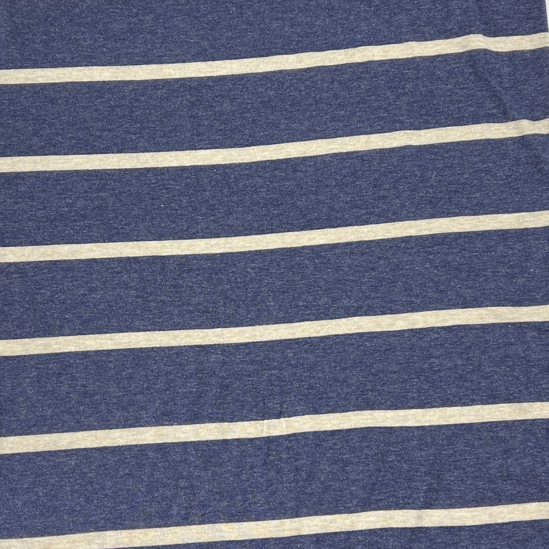 Sailor Stripe Rayon/Spandex Jersey - Navy Heather | SKU 7732 #U1