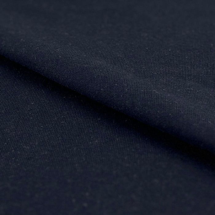 Cotton/Acrylic Sweatshirt Fleece - Navy | SKU 7724 #S34