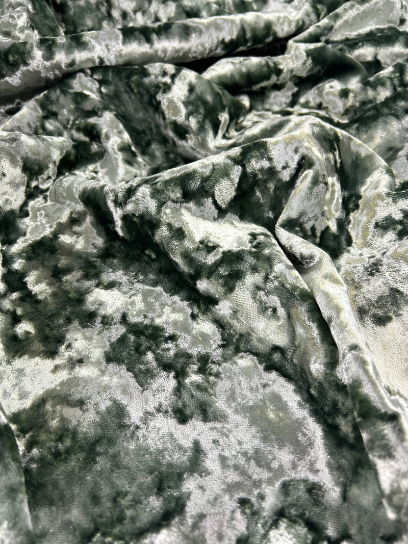 Crush Upholstery Velvet - Icy Sage - 3 2/3 Yards